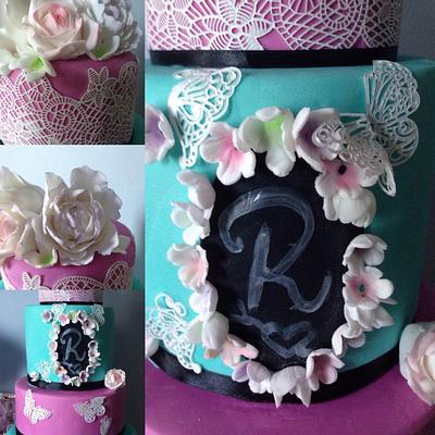 blackboard cake - Cake by Lorna