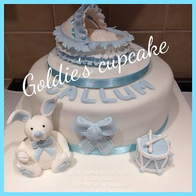 Christening cake - Cake by Goldie's Celebration Cakes