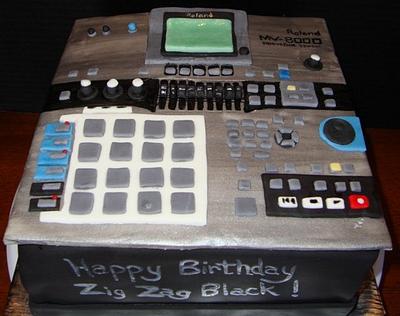 Audio Board Cake - Roland MV-8000 - Cake by SongbirdSweets