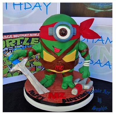 Minion Mutant Turtle - Cake by sophia haniff