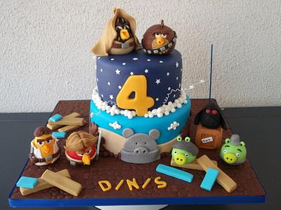 Angry Birds Star Wars - Cake by Alexsandra Caldeira