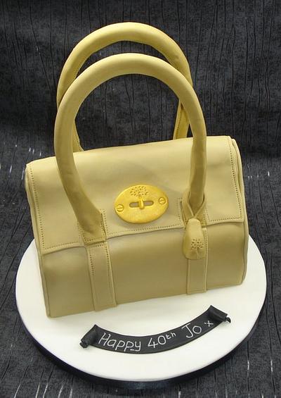 Mulberry handbag cake - Cake by That Cake Lady