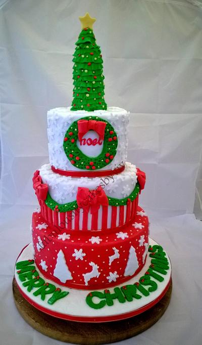Christmas delight - Cake by fabulousity cakes by viv