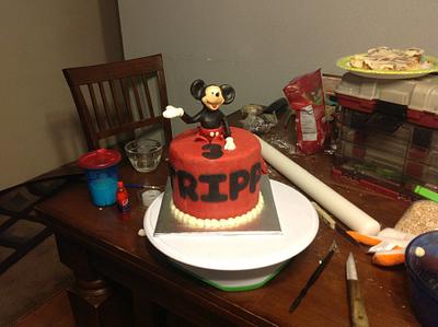 Mickey Mouse cake!  - Cake by LentiniFamily