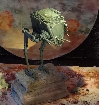 Star Wars : The Bakers Strike Back! AT-ST Walker - Cake by Fifi's Cakes