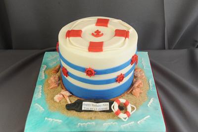Nautical Cake - Cake by Sugarpixy