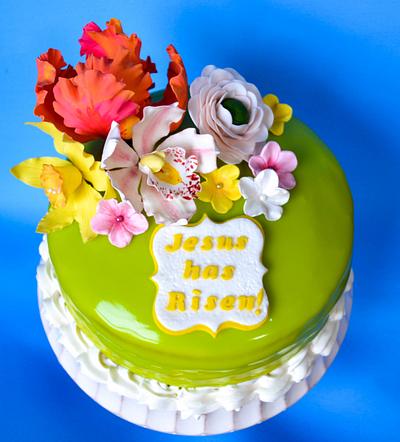 Easter Cake - Cake by Lea's Sugar Flowers