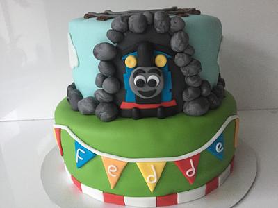 Thomas the train - Cake by Shivanne