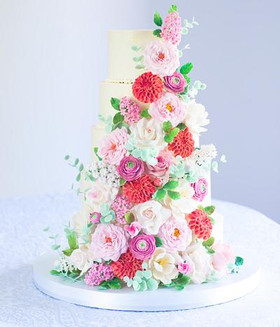 Wedding Cake - Cake by Lulusweetsandcake