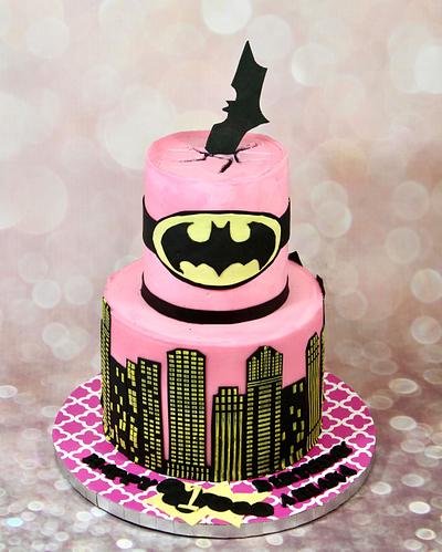 Batgirl cake  - Cake by soods
