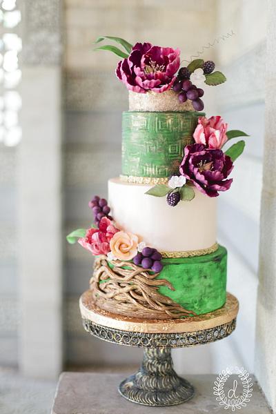 Dutch Still Life Inspired Wedding Cake - Cake by Bliss Pastry