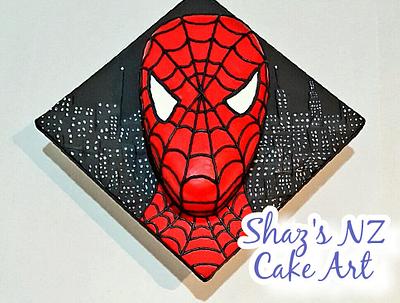 Spiderman  - Cake by Shazyone