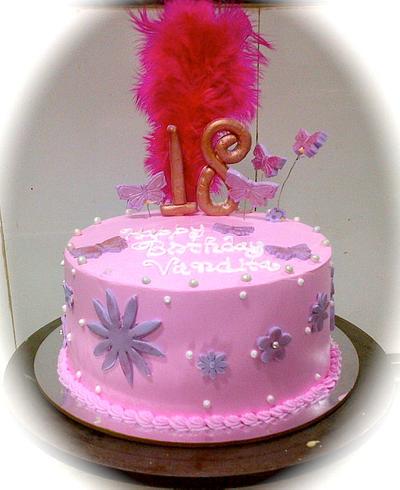 18th Birthday Cake - Cake by KnKBakingCo