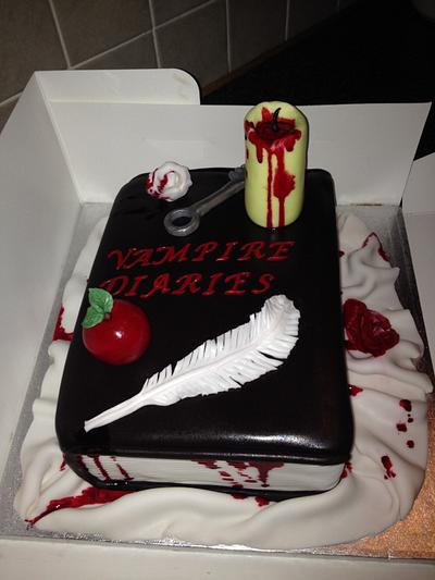 vampire diaries cake - Cake by Mandy