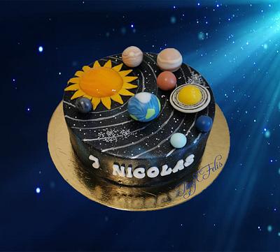 Galaxy cake - Cake by Felis Toporascu