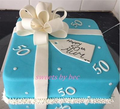 Present cake - Cake by Bec