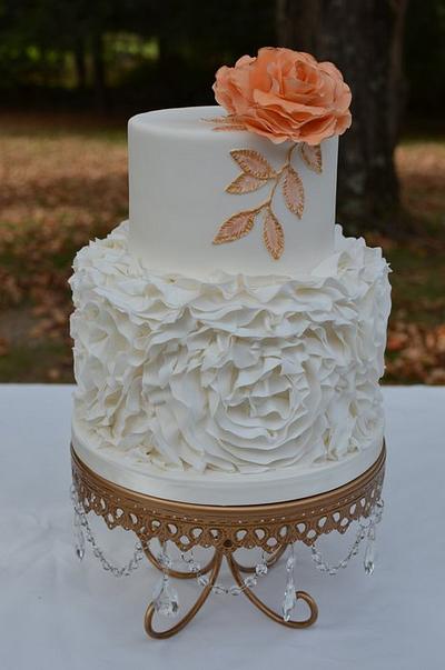 Old Hollywood glamour wedding cake - Cake by Elisabeth Palatiello