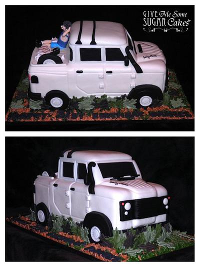 Land Rover 4x4 cake - Cake by RED POLKA DOT DESIGNS (was GMSSC)