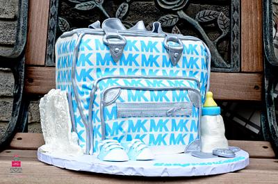 Michael Kors Diaper Bag Cake - Cake by Esther Williams