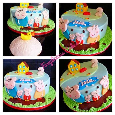 Peppa Pig Cake - Cake by Sweet Foxylicious