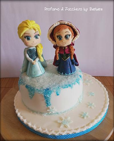 Anna and Elsa  - Cake by Barbara Mazzotta