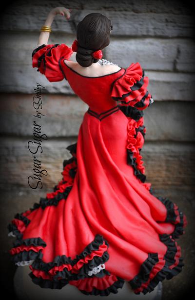 Flamenco Dancer - Cake by Sandra Smiley