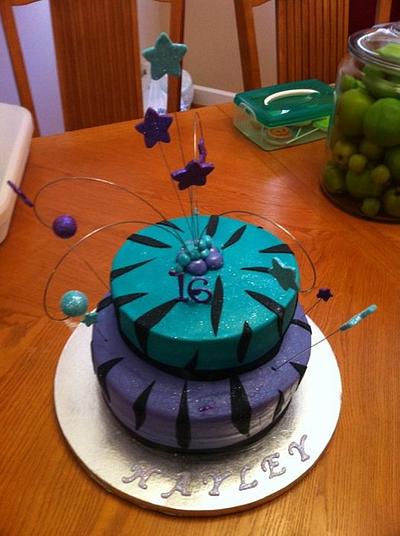 16th Birthday cake - Cake by Jen Scott