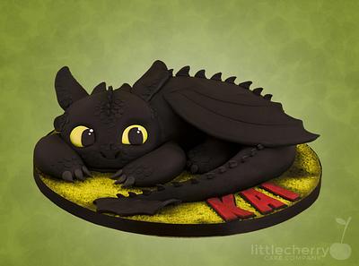 Toothless - Cake by Little Cherry
