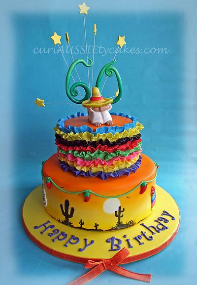 Mexico theme 60th birthday cake - Cake by CuriAUSSIEty  Cakes