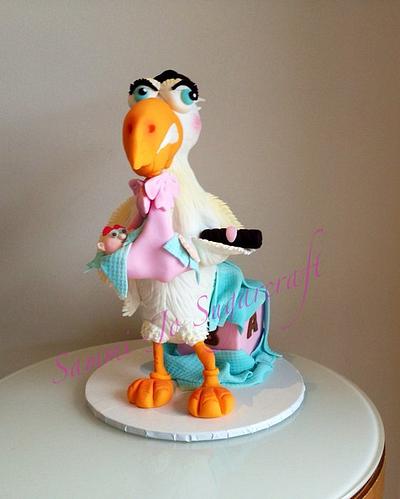 Stork delivery - Cake by Sammi-Jo Sweet Creations