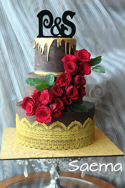Red roses....! - Cake by saema