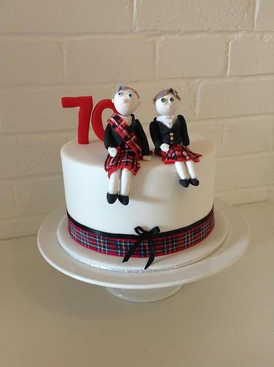 Scottish themed cake - Cake by Kathy Cope