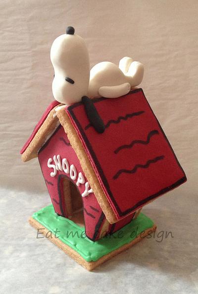 Snoopy dog house cinnamon - Cake by Moira