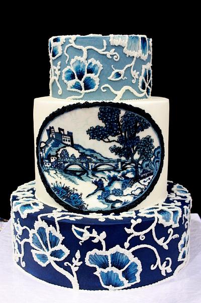 Wedgewood - Cake by Queen of Hearts Couture Cakes