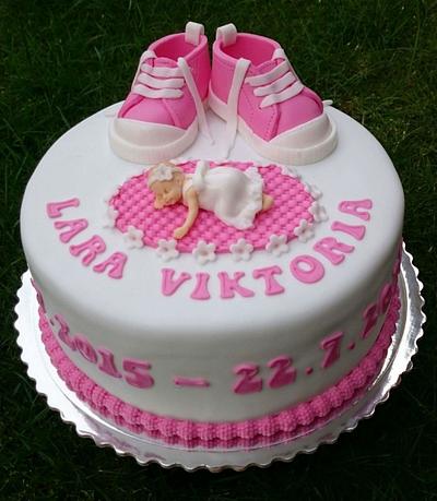 Christening cake for girl - Cake by AndyCake