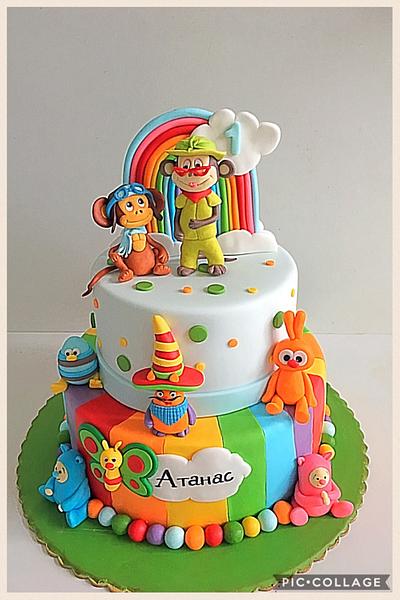 Baby tv cake - Cake by Dobi