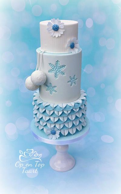 Winter Wonderland Cake - Cake by Op en Top Taart