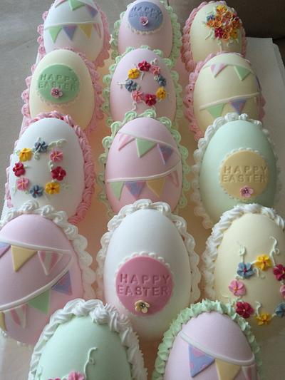 Candy Easter Eggs - Cake by Julie