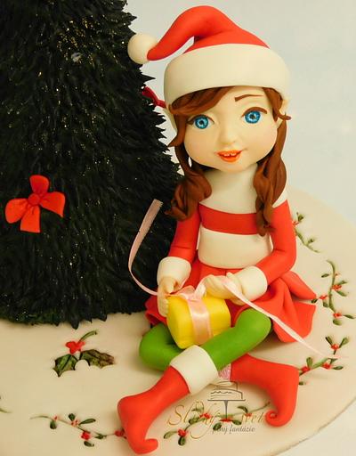 Christmas elf - Cake by Ela
