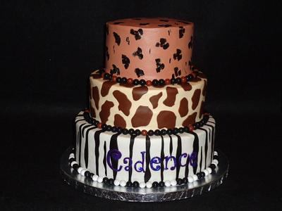 Safari Theme - Cake by Kim Leatherwood