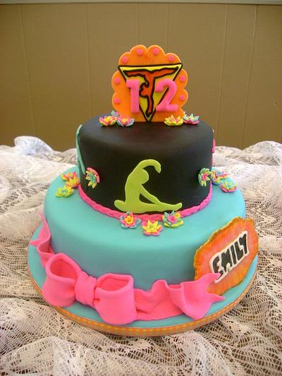 Gymnastics Cake - Cake by Theresa