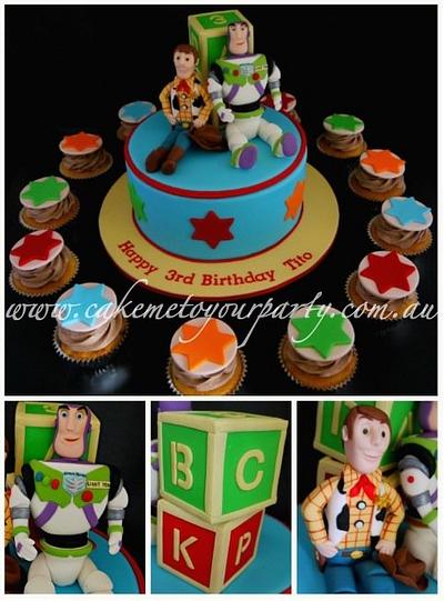 Woody and Buzz- Toy Story Cake - Cake by Leah Jeffery- Cake Me To Your Party