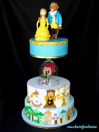 Belle and the Beast Cake - Cake by zuccherofondente