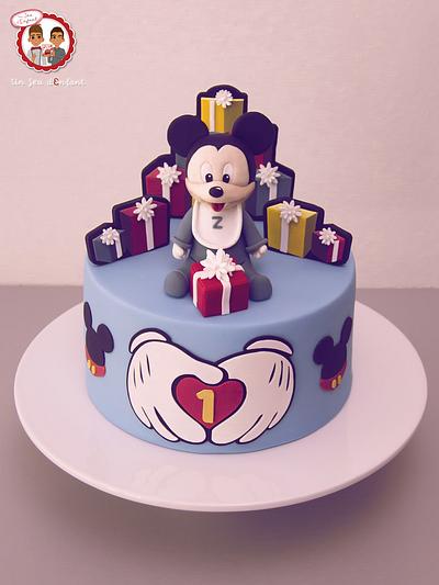Baby Mickey 1st Birthday - Cake by CAKE RÉVOL