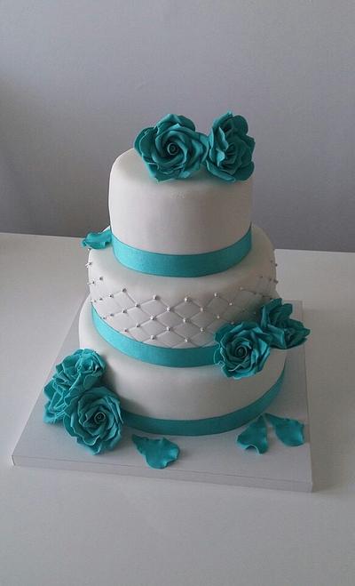 Wedding Cake - Cake by TorteTortice