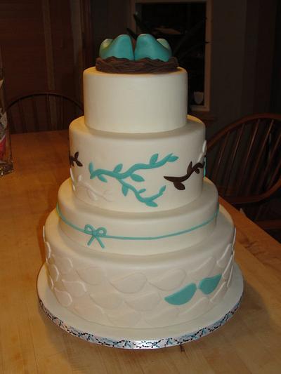 Love Birds - Cake by Kristen