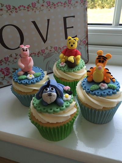 Winnie the Pooh & Friends Cupcakes  - Cake by Sajocakes