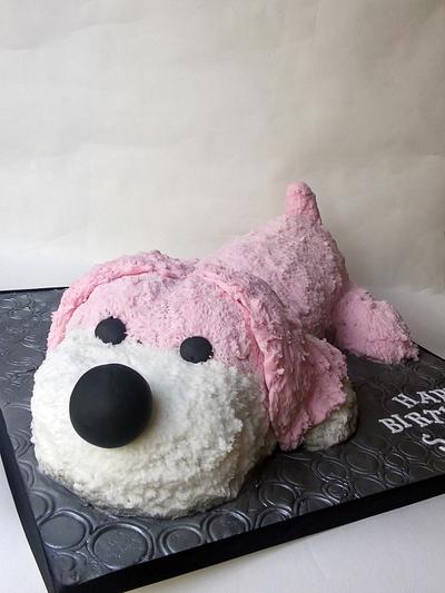 FLUFF THE DOG - Cake by Agatha Rogowska ( Cakefield Avenue)