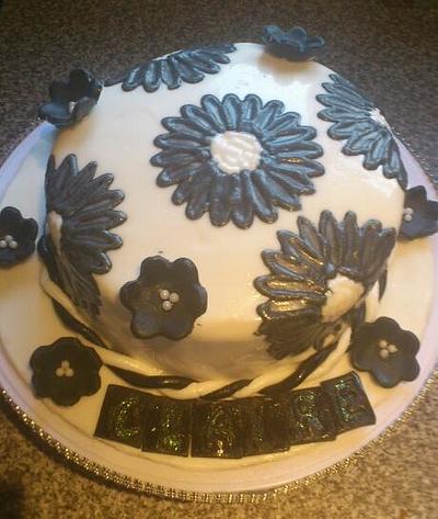 birthday cake brushed buttercream  - Cake by cakealicious cake 