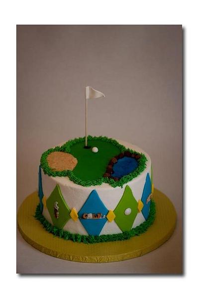 Golf cake - Cake by Jan Dunlevy 